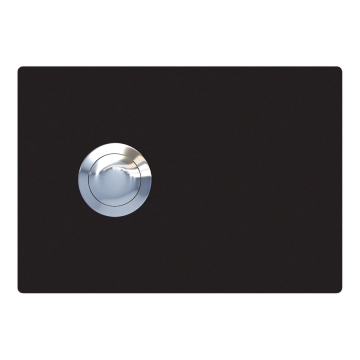 Sonnette Rectangle Noire