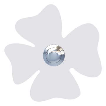 Sonnette Tréfle Blanche