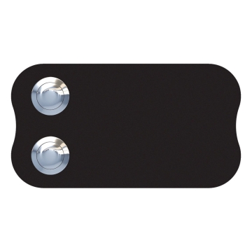 Sonnette Longcircle pour deux Noire