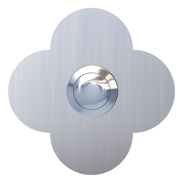 Sonnette Fleur Inox
