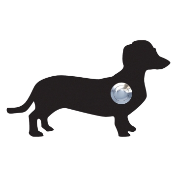 Sonnette Chien ''Charly'' Noire