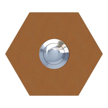 Sonnette Hexagone Rouille