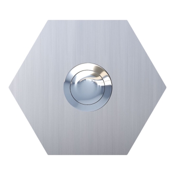 Sonnette Hexagone Inox