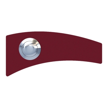 Sonnette Square Rouge