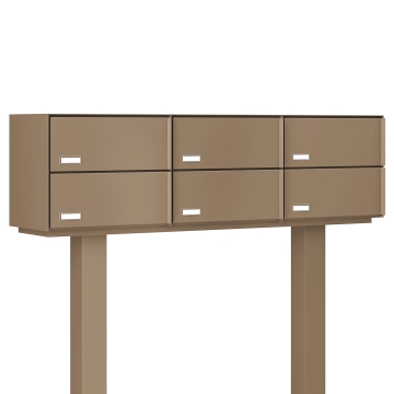 Boîte aux lettres sur pied Kopenhagen for Six en beige | H