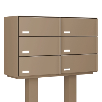 Boîte aux lettres sur pied Kopenhagen for Six en beige | V