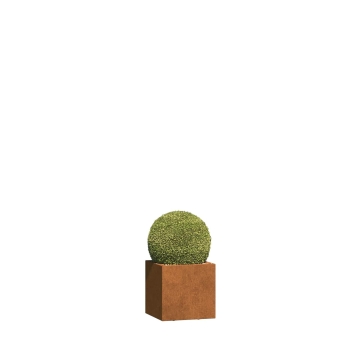 Jardinière - Lecce Nano avec des rôles- acier corten