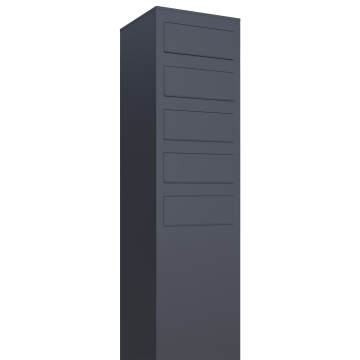 Boîte aux lettres Monolith for Five en anthracite