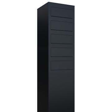Boîte aux lettres Monolith for Five en noir