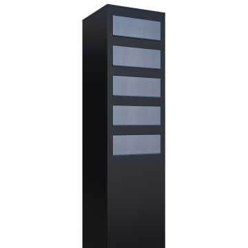 Boîte aux lettres Monolith for Five en noir