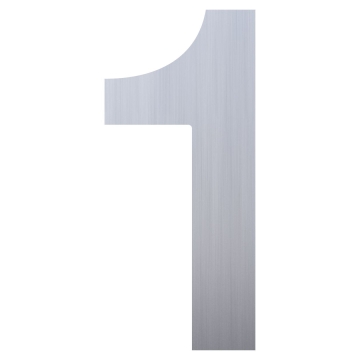 Numéro de Maison ''1'' Inox