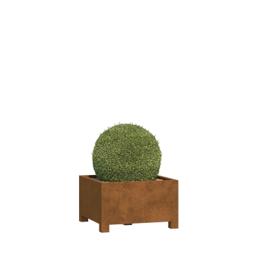 Jardinière -  Salo Medium avec pieds - acier corten