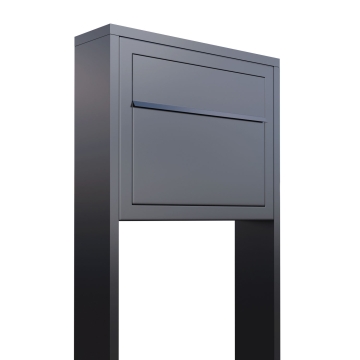 Boîte aux lettres sur pieds Elegance en anthracite
