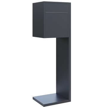 Boîte aux lettres sur pieds Hermes Anthracite