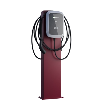 VW  StationMaster for Two Station de recharge avec plaque de base en rouge