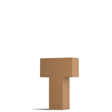 Lampe de jardin  "Nano Thor" en rouille