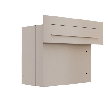 Boîte aux lettres murale traversante Allegri en beige