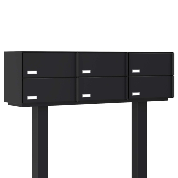 Boîte aux lettres sur pied Kopenhagen for Six en noir | H