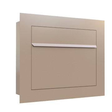 Boîte aux lettres affleurante Sora en beige