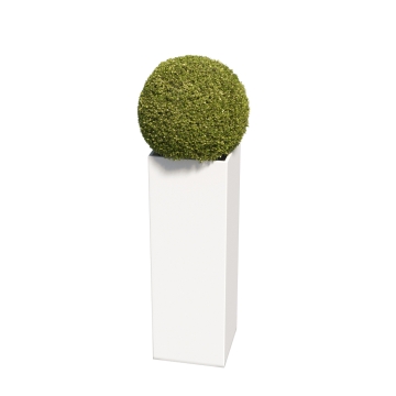 Jardinière Skinny Pillar Medium Blanc