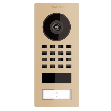 Interphone en saillie Smart-ON Doorbird D1101V en beige