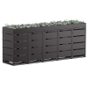 Abri pour cinq poubelles à 120L Egon en noir 