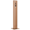 Interphone avec support  et plaque de base Smart Doorbird D1101V en aspect bronze