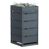 Abri pour une poubelle à 120L Egon en anthracite 