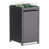 Abri pour une poubelle à 120L Emma en anthracite
