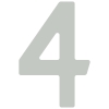 Numéro de maison auto-adhésif 