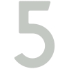 Numéro de maison auto-adhésif 