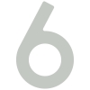Numéro de maison auto-adhésif 