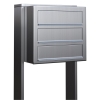 Boîte aux lettres Cube for Three en Inox
