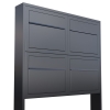 Boîtes aux lettres Elegance pour Quatre Anthracite