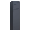 Boîtes aux lettres Monolith pour trois Anthracite