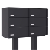 Boîte aux lettres sur pied Kopenhagen for Six en anthracite | V