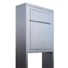 Boîte aux lettres sur pieds Base Inox