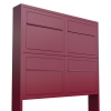 Boîtes aux lettres Elegance pour Quatre  Rouge