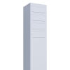 Boîtes aux lettres Monolith pour quatre Blanche