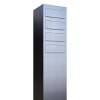 Boîtes aux lettres Monolith pour quatre Inox