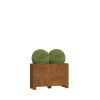 Jardinière - Capri Maxi avec pieds- acier corten