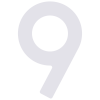 Numéro de maison auto-adhésif 