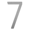 Numéro de maison moderne '' 7 '' - 245 mm en acier inoxydable
