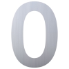 Numéro de Maison ''0'' Inox