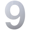 Numéro de Maison ''9'' Inox