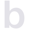 Lettre ''b'' Blanche