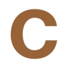 Lettre ''c'' Rouille