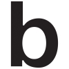 Lettre ''b'' Noire