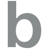 Lettre ''b'' Grise