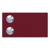 Sonnette Oblong pour deux Rouge